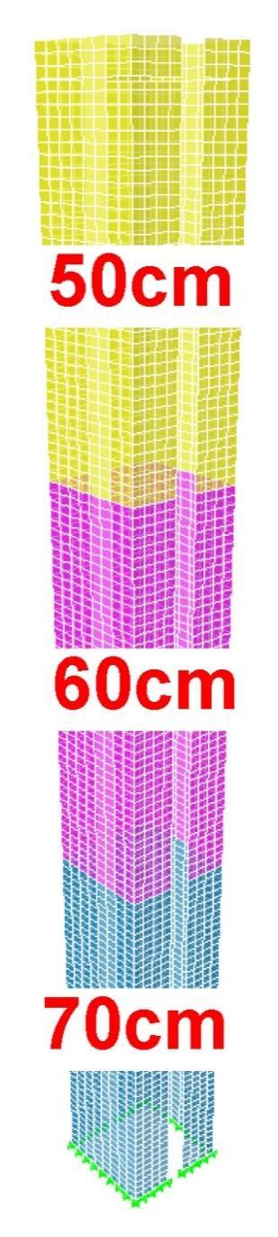 8m C45, ST42 Bağ Kirişi S355 Kompozit Kolon HD46 28m Döşeme: