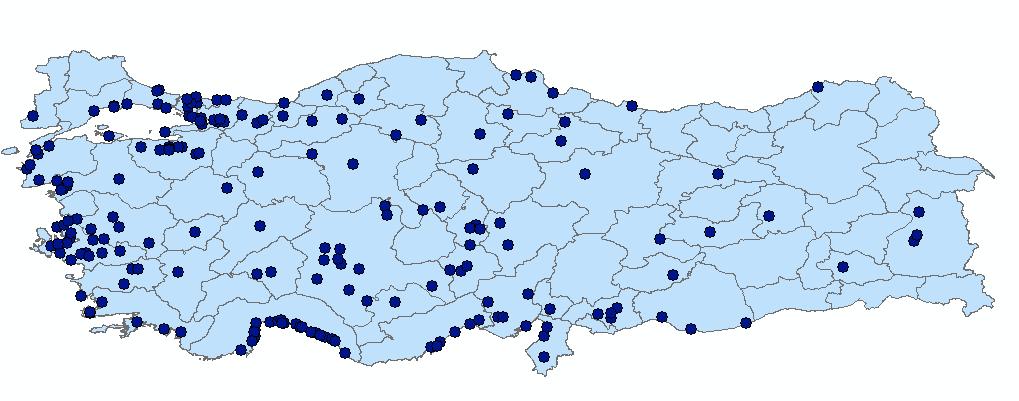 Türkiye deki 191 Biyolojik