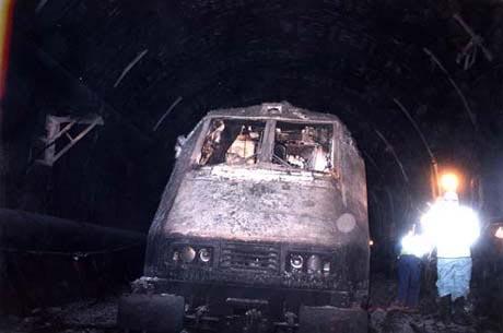 Manş Tüneli Yangını Tarih: 11Eylül 2008 Yer: Manş Tüneli Olayın