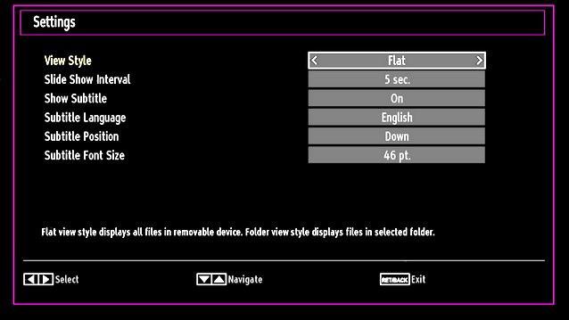 Media Browser Settings For 16:9 aspect ratio pictures that have been squeezed into a normal picture (4:3 aspect ratio), use the 16:9 mode