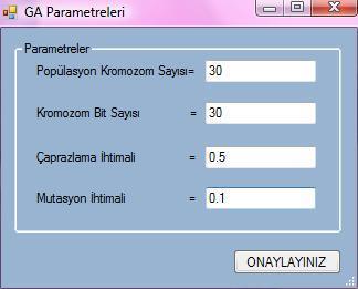 Pamukkale Uv Muh Blm Derg, 4(5), 99-933, 8 GA ı parametreler belrledğ