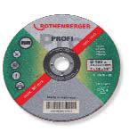 1; 2 1 Safe Cut Çelik ve paslanmaz çelik için kesme diskleri Konik ekil i parçası içerisindeki kesme disklerinin sıkı masını engeller ve tehlikeli Geri Tepme etkisine izin ; vermez 7.