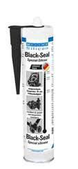 85 ml 13050085 310 ml 13050310 Isıtma sistemlerinin sızdırmazlaştırılması Black-Seal Yağa ve grese aşırı dayanıklı WEICON Black-Seal yapıştırıcı ve sızdırmazlıkmalzemesi siyahtır, yüksek sıcaklıklara