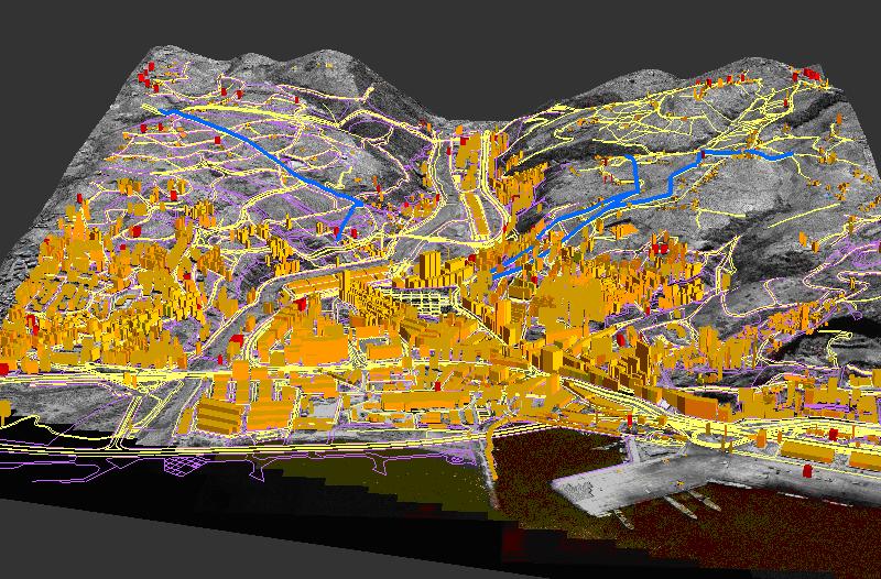 264 3.2.Veri Tabanının Oluşturulması ve 3 Boyutlu Modelleme ArcGis 9.0 programı kullanılarak, SYM lerden TIN yüzeyleri oluşturuldu.