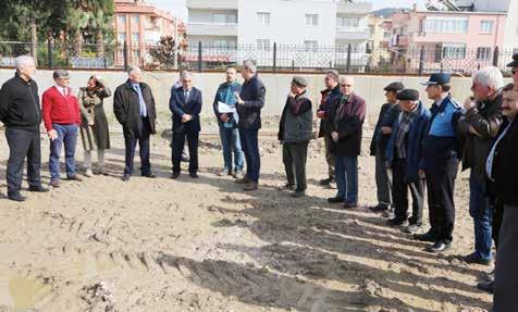 6 Selçuk Belediyesi Bülteni Yıl 2018 Sayı 100 AÇIK DÜĞÜN SALONU ALANI İNCELENDİ Selçuk Belediye Başkanı Dr.