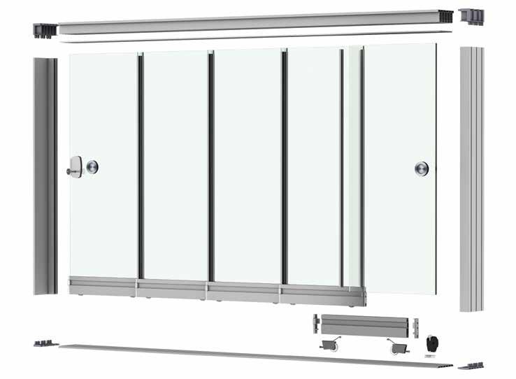 SCS-L SÜRME EŞİKSİZ CAM SİSTEMİ SCS-L SLIDING GLASS SYSTEM SCS-L SÜRME EŞİKSİZ CAM SİSTEMİ 1 2 SCS-L 01 SCS-L 02 2 3 SCS-L 03 9 SCS-L 4 5 6 SCS-L 04 SCS-L 05