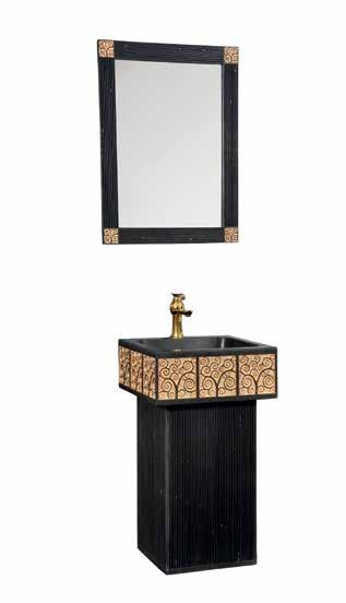 mm E-313 Monoblok Lavabo Ayna :