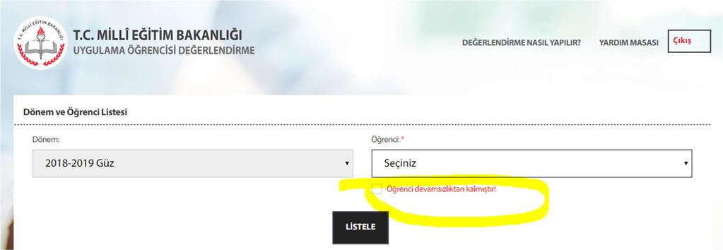 Öğretim Üyesi Görüşü bölümünde bulunan alanlar en fazla üç yüz karakter olacak şekilde doldurulduktan sonra KAYDET butonuna tıklanır.