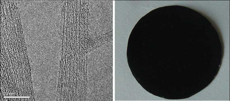 Tek duvarlı karbon nanotüp filtrenin