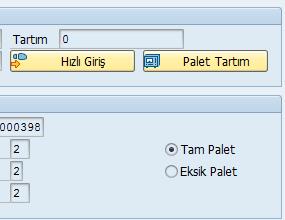 - Sağda yer alan ekran gelir ve kutu barkodu okutulur, Aktar butonuna basılarak tüm bilgiler sisteme otomatik gelir.