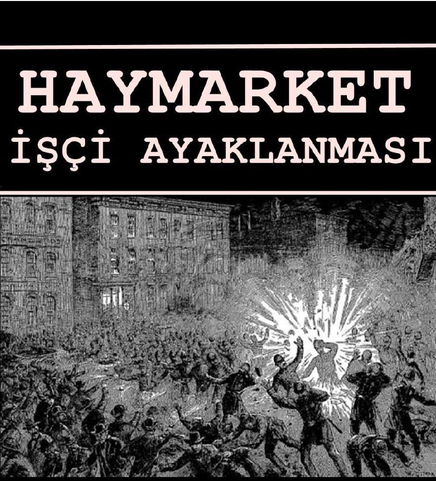 chicagodaki 'haymarket meydani'nda Haymarket Olayı, 1 Mayıs 1886'da Luizvil'de başlayan