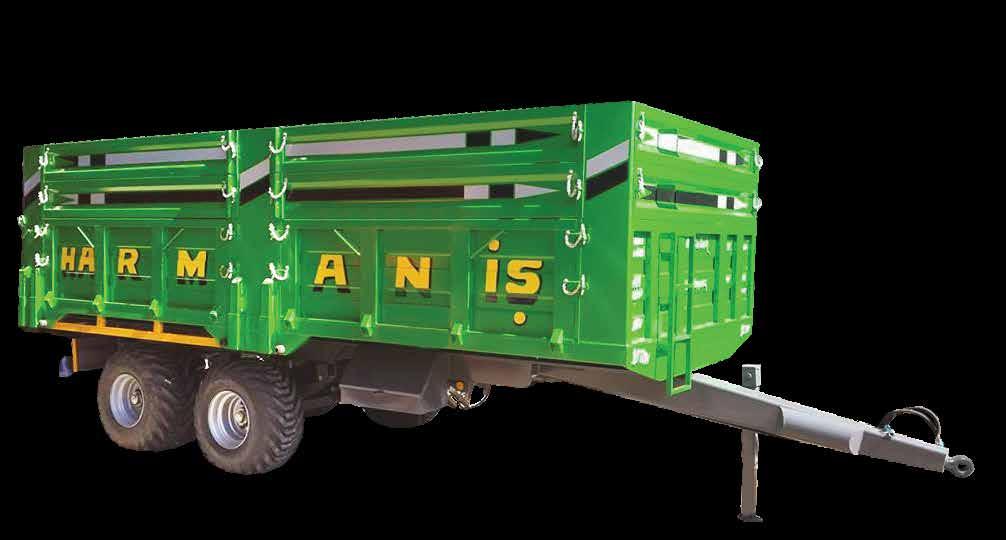 TANDEM TIR TİPİ ARKAYA DEVİRMELİ RÖMORKLAR REAR TILTING TRAILERS OF TANDEM TRAILER TYPE www.harmanis.com.