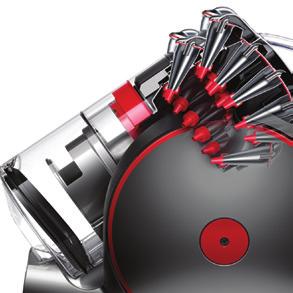 Dyson Cinetic Big Ball elektrikli süpürgeler, engellere takılmadan kolayca