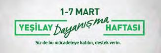 konseptiyle 1-7 Mart tarihleri arasında gerçekleşen Yeşilay Haftası nda İstanbul