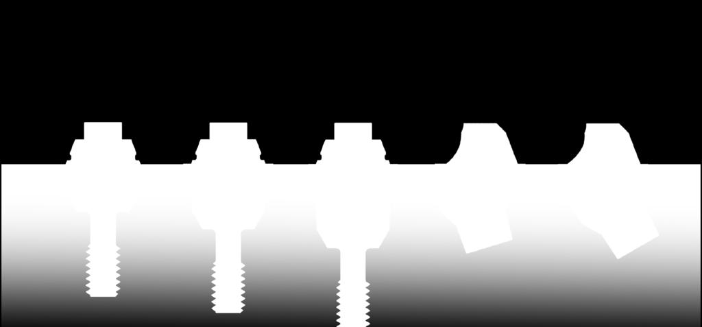 DYNA MULTİ-UNIT Multi-Unit abutment sistemi Birkaç sebebe bağlı olarak, protez perspektifinden implantın ideal olarak yerleştirilmesi her zaman uygun olmamaktadır.