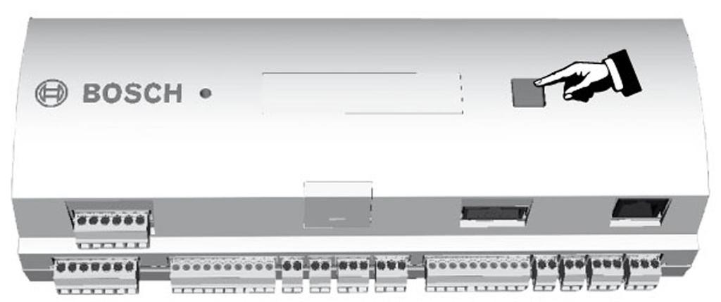 Access Modular Çalışma tr 49 5 5.1 Çalışma AMC2 Durum Ekranı Sıvı kristal ekran AMC2-4R4 hakkındaki durum bilgilerini iletir. Farklı modlar arasında geçiş yapmak için "Diyalog" düğmesine basın.