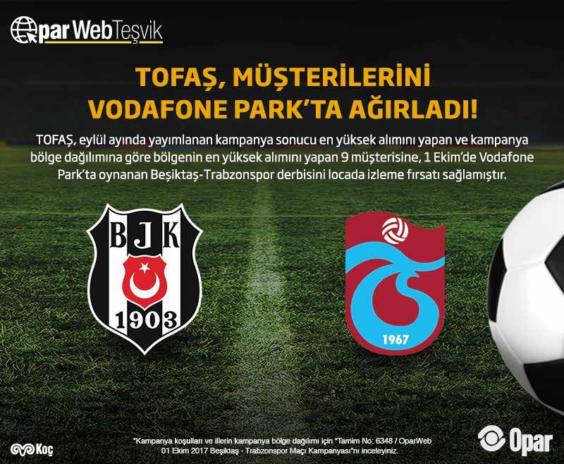 KAMPANYA TOFAŞ, MÜŞTERİLERİNİ VODAFONE PARK TA AĞIRLADI!