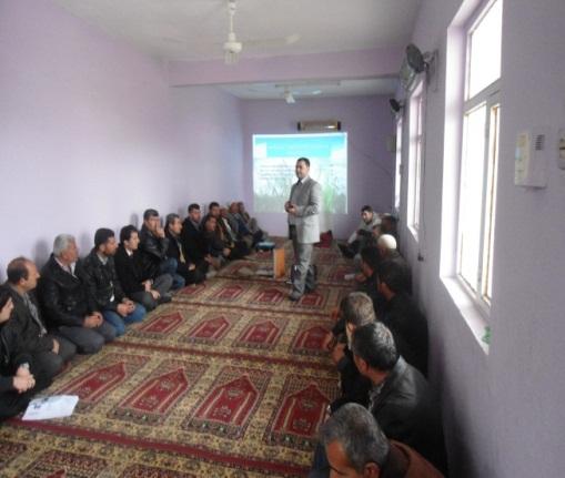 - Hububatta Zirai Mücadele / Adıyaman 23 Ocak 2013 tarihinde düzenlenen eğitim, GTH Samsat İlçe Müdürlüğü tarafından talep edilmiştir.