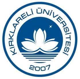 KIRKLARELİ ÜNİVERSİTESİ MÜHENDİSLİK