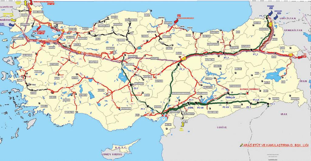 KP Türkiye Coğrafyası UYARI : Türkiye de son yıllarda başlayan hızlı tren kısa sürede yaygınlaşma eğilimindedir.