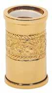 Lidded 3507-190 - 030 Sıvı sabunluk Porselen - 24 Ayar Altın Liquid Soap Dispenser Metal Crystal -