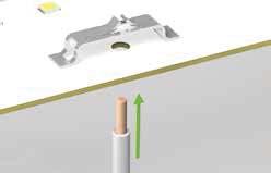 aydınlatmacıların işini bir hayli kolaylaştırır Alçak bağlantı yüksekliği PCB üzerinde gölgeleme riskini kaldırır PUSH WIRE bağlantı ile tek damar iletkenler