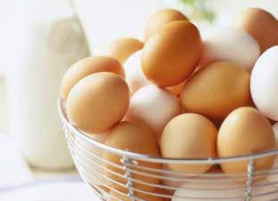 Yumurta yağının %33 ü doymuş, % 16 ı kadarı çoklu doymamış, kalanı tekli doymamış yağ asitlerinden oluşur. Yağ, yumurtanın sarısında yoğunlaşmıştır.