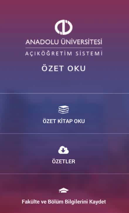 Bunun yanı sıra Açıköğretim Fakültesine dâhil olmayan kişiler de bu uygulamadan faydalanma imkânına sahip.