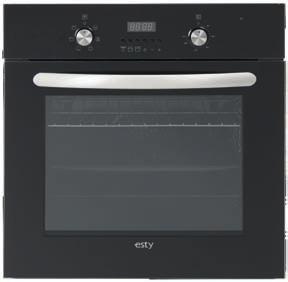 ANKASTRE FIRINLAR AEF6272B01 AEF6272W01 A A Siyah cam kontrol paneli Siyah cam ön kapak Gömülebilir düğme 6 Fonksiyon Dijital ve mekanik kontrol Dijital programlanabilir saat ve pişirme süresi