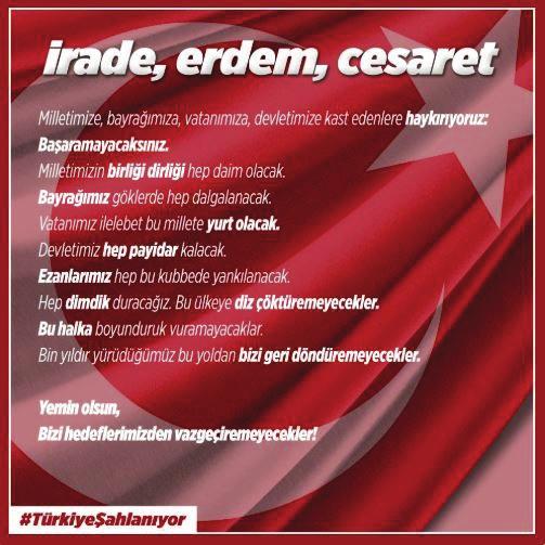İstikrar Devam Edecek ve Yaparsa Yine AK Parti Yapar sloganları Türkiye nin milli menfaatleri ve istikrarı