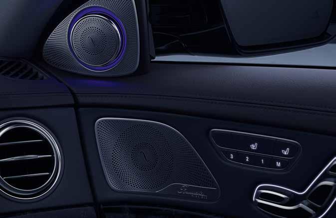 Kulak verin: Burmester High-End ses.