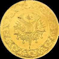 200 TL (224 USD / 196 EU) 284 Vahdeddin, 50 Kuruş, 1336/1, Altın,