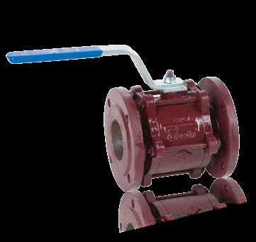 SINCE PN6 Küresel Vana (Flanşlı / 3 Parçalı) PN6 Ball Valve (Flanged / 3-Piece) Çalışma Sıcaklık Aralığı / Working Temperature : -10.