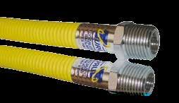 a quick and easy connection. TURC FLEX gas hoses eliminate problems arising from rigid connections. They come in two types as shrink and non-shrink.