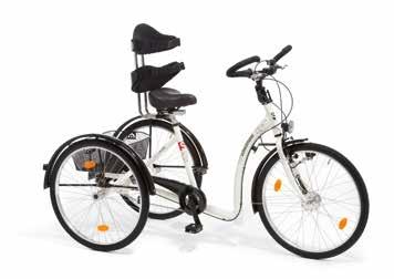 120 kg 30-98,5 cm 16-23 cm MOMO üç tekerlekli bisiklet çeşitli boylarda mevcuttur ve böylece çocuklar, gençler ve yetişkinler için uygundur.