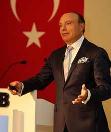 TOSB Ar-Ge merkezleri Türkiye deki mevcut 365 Ar-Ge merkezin yaklaşık yüzde 3 ünün sadece TOSB da yer aldığına dikkat çeken Başkan Burhanoğlu, Bölgemiz 12 adet Ar-Ge merkezine sahip nadir OSB lerden.