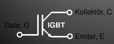 IGBT, bu sayede son zamanlarda daha önceden transistör ve E-Mosfet in kullanıldığı tüm anahtarlama uygulamalarında çok yaygın olarak kullanılmaktadır.