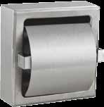 Plastered Mounted WC Paper Dispenser, Stainless Steel 164 x 164