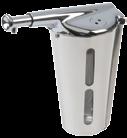 Soap Lock System, 500 ml Capacity, Vertical 120 x 180 mm ES 143 Paslanmaz Çelik Sıvı Sabunluk Kilit Tertibatlı, Dikey Stainless Steel Liquid Soap,