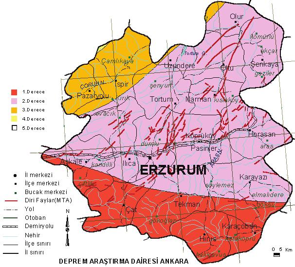 Modal şekillere bakıldığında yapının 3. modu doğu-batı doğrultusunda enine ve burulma, 4. Modu kuzey-güney doğrultusunda enine ve burulma, 5. Mod ve üstü modlar burulma ve 8.