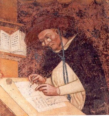 İlk gözlüklü insan resmi ise, 1352 de Tommaso Da Modena nın yaptığı Provence li Hugues ün portresidir.