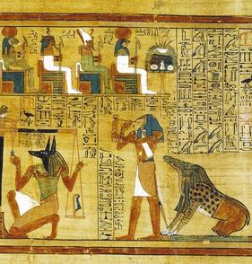 Toplumsal Gelişimin Sanat Eserlerine Etkisi Mısır Resim Sanatı Mısır sanatında resim, büyük tapınaklar ve mezar odalarında kullanılmıştır.