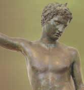 görsel: Disk Atan Atlet heykeli, Ulusal Roma Müzesi, İtalya 139. görsel: Genç erkek heykelinden detay, Arkeoloji Müzesi, Atina 140.