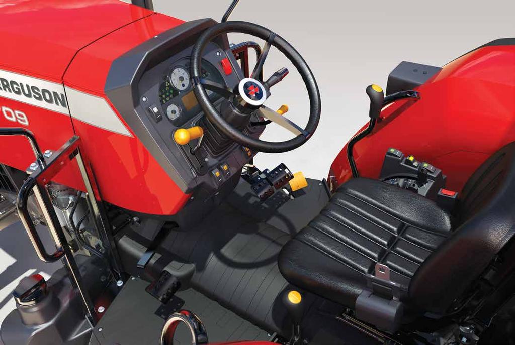 18 www.masseyferguson.com.tr Modern Gösterge Paneli Dijital ve Analog göstergelerin bir bileşimi olan gösterge paneli, bir bakışta gereken tüm bilgileri size sunar.