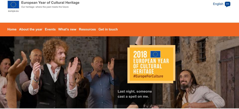 CONSERVATION-RESTORATION European Year of Cultural Heritage 2018 European Year of Cultural Heritage 2018, organised under the two slogans: