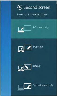 Windows 8 veya Windows 8.1 için Bir video kablosu (VGA, DVI, DP, HDMI vb.