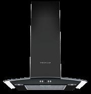 ANKASTRE ÜRÜNLER Süper Serisi Süper Serisi DVE6G560 Eğik camlı tasarım, Siyah 3 güç kademesi 2 adet 3 w LED aydınlatma Tek motorlu, güç: 210 w Emiş kapasitesi: 540 m 3 /h Ses seviyesi: 70 db