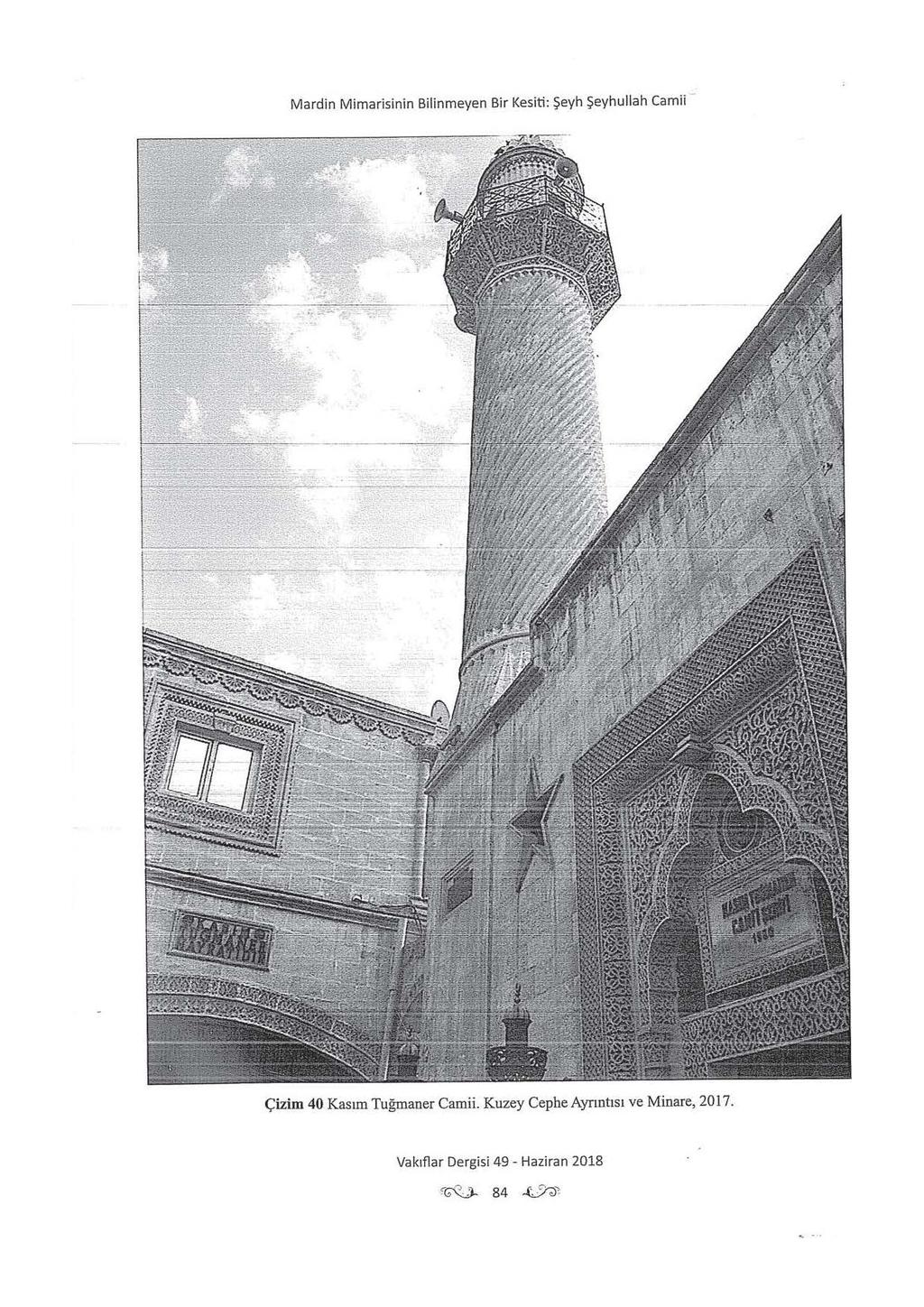 Mardin Mimarisinin Bilinmeyen Bir Kesiti: Şeyh Şeyhullah Camii - Çizim