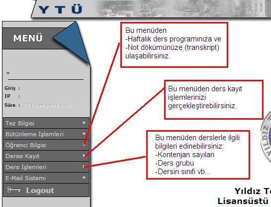 Kullanıcı adı ve şifrenizi ilgili alanlara girdikten sonra, karşınıza