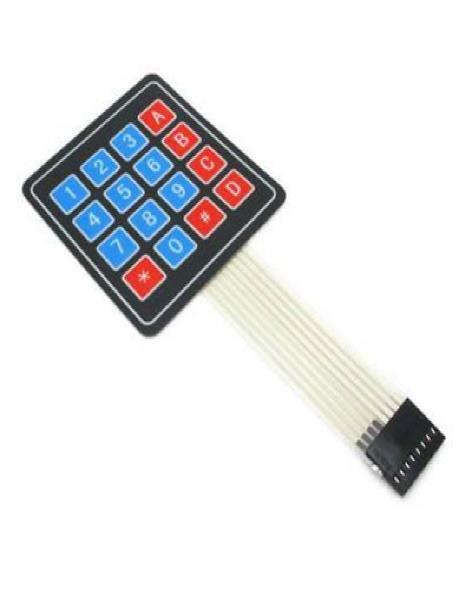 E. Arduino Membran Keypad 4 x 4 Matrix Ömür : 1 Million buton kapanması.